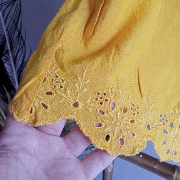 💚 Orange Broderie Anglaise Top - Picture 7 of 14